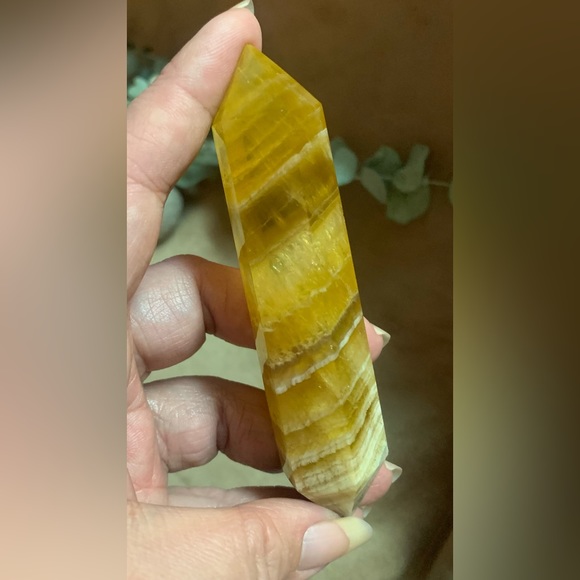 Yellow Golden Fluorite dt - Picture 6 of 10